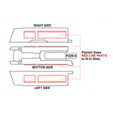 Guarder Aluminum Slide Frame for Marui P226-E2 GBB ( P226-35 )