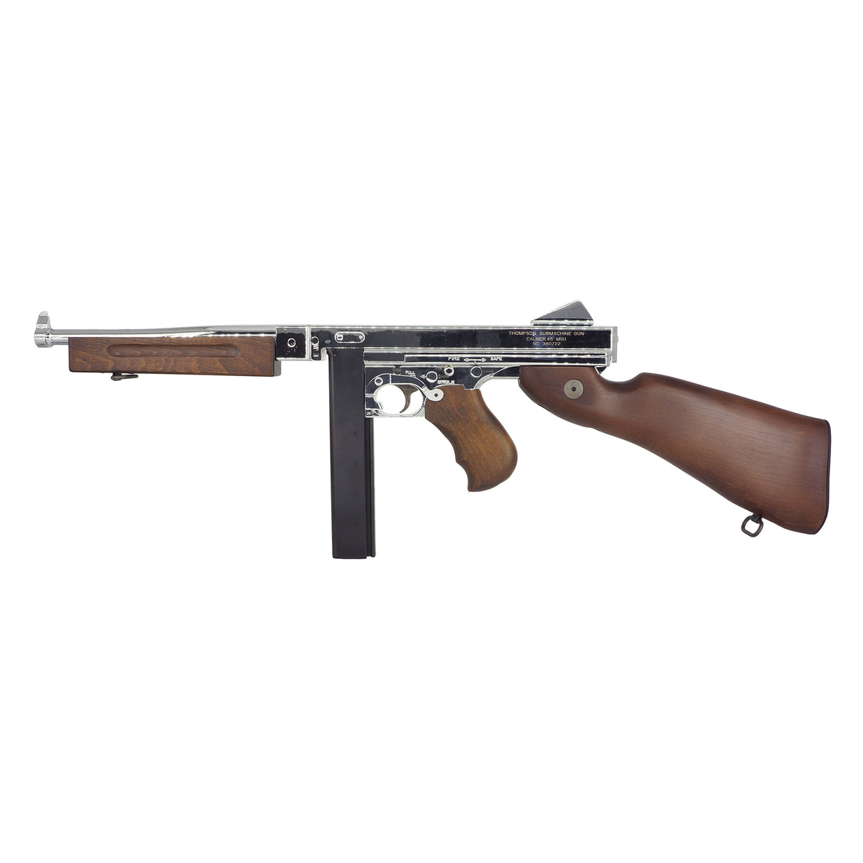 King Arms Thompson M1A1 Military AEG Airsoft - Real Wood ( AG-263 )