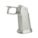 Kung Fu Aluminum CNC Grip for Marui Hi-Capa 5.1 Series ( KF51-301 ) Silver