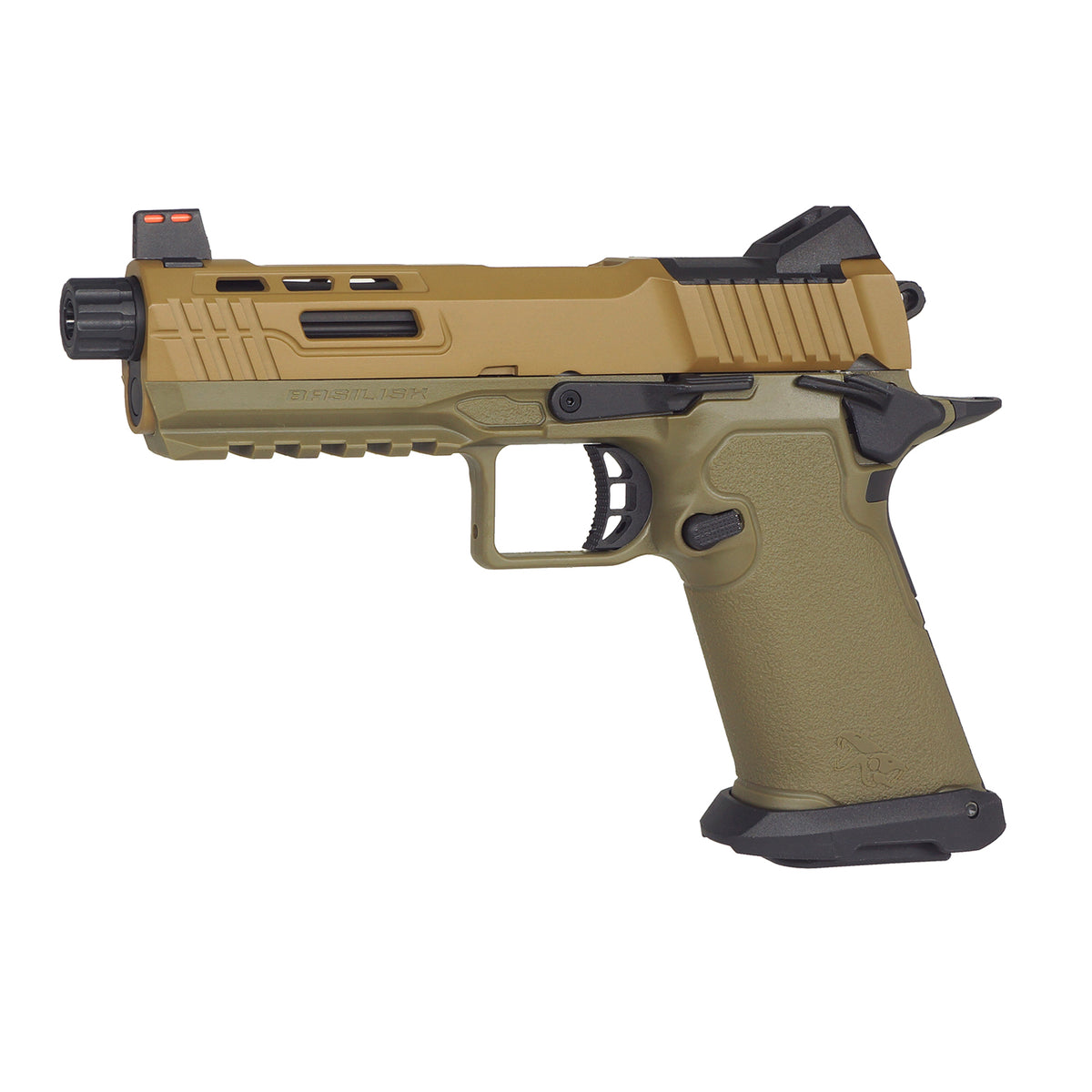 Kizuna Works Basilisk BSK43 Gas Blowback Airsoft - DE/OD Two-Tone ( KW-P0050-OD )