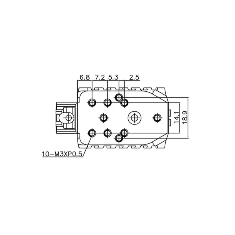 Kizuna Works Steel Optic Mount Plate for BSK43 GBB ( KW-P0051 )