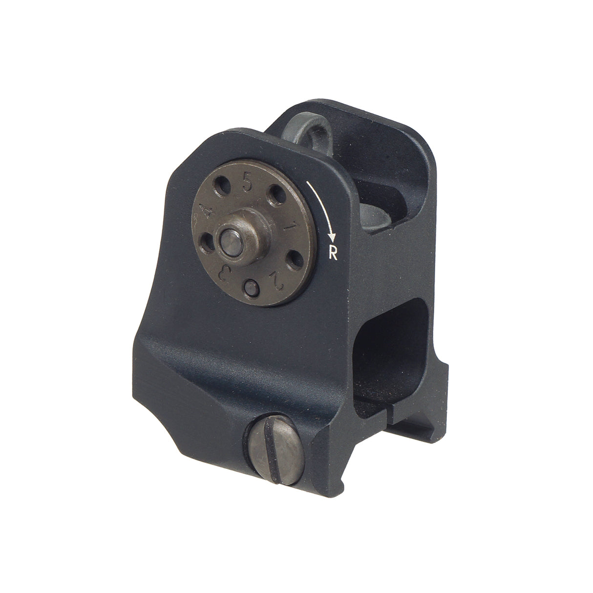 MIC DD AR-15 Style Fixed Rear Sight for 20mm Rail ( MIC-DD-AR15 )