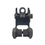 MIC DD AR-15 Style Fixed Rear Sight for 20mm Rail ( MIC-DD-AR15 )