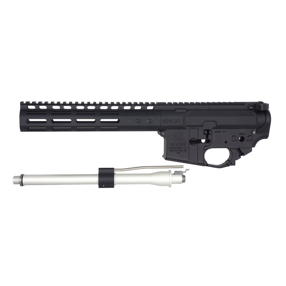 CYMA CGS Noveske N4 GBB Receiver NSR9 Rail Set for Marui MWS ( NOV-RS-0001-BK )