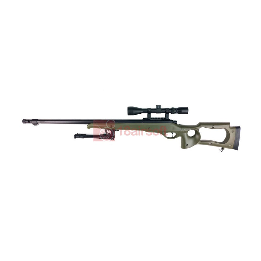 WELL VSR Bolt Action Sniper Rifle w/Scope and Bipod  ( WELL-MB10D )