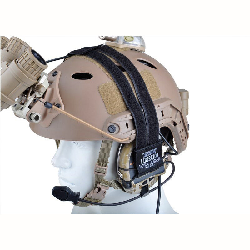 適用於軍用氣槍戰術頭盔和 Sordin 耳機的 Z 戰術轉換套件 ( Z004 )